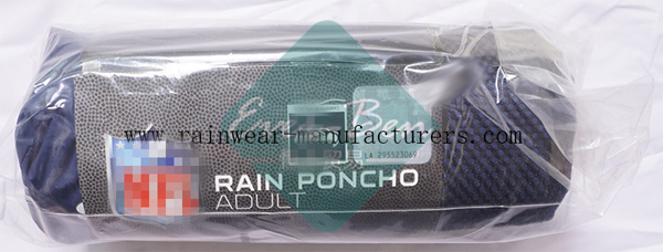 NFSS PEVA plastic rain capes packing pouch